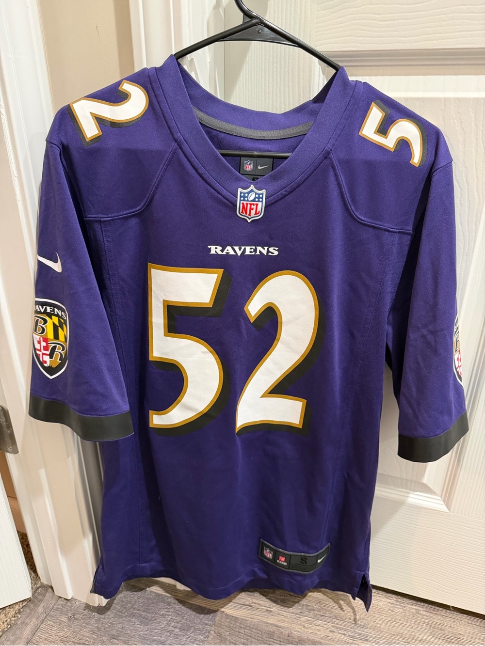 Baltimore Ravens Nike On Field #52 Retired Ray Lewis Jersey Men's NFL